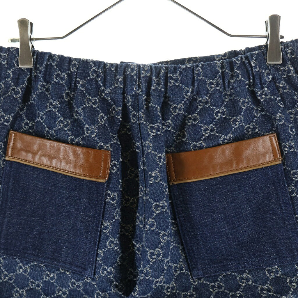 GUCCI(グッチ) GGロゴ エコウォッシュド ショートパンツ ハーフパンツ インディゴ 649093