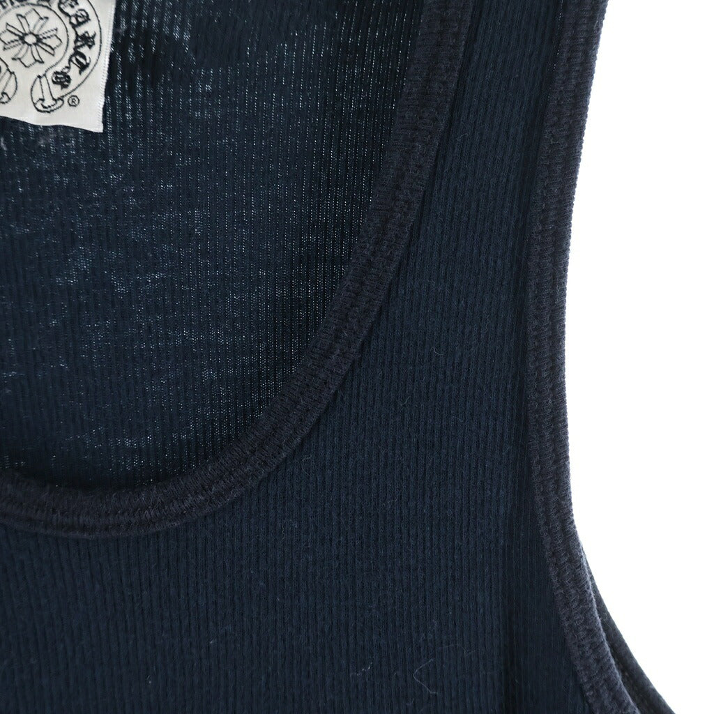 CHROME HEARTS(クロムハーツ) OLD FLRL CRS HRT Tank Top オールド フロントフローラルハートプリント タンクトップ ブラック