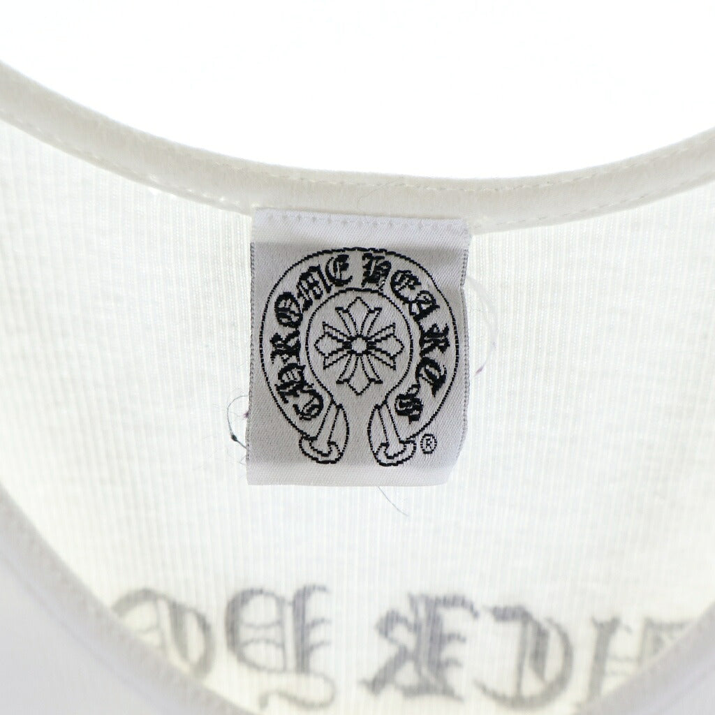CHROME HEARTS(クロムハーツ) OLD Vine Dagger Back Fuck You Print Tank Top オールド ヴァインダガー バック ファックユー プリント タンクトップ ホワイト