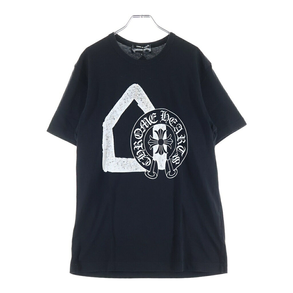 CHROME HEARTS(クロムハーツ) × COMME des GARCONS ×Dover Street Market T-Shirt コムデギャルソン ドーバーストリートマーケット クルーネック半袖Tシャツカットソー ブラック