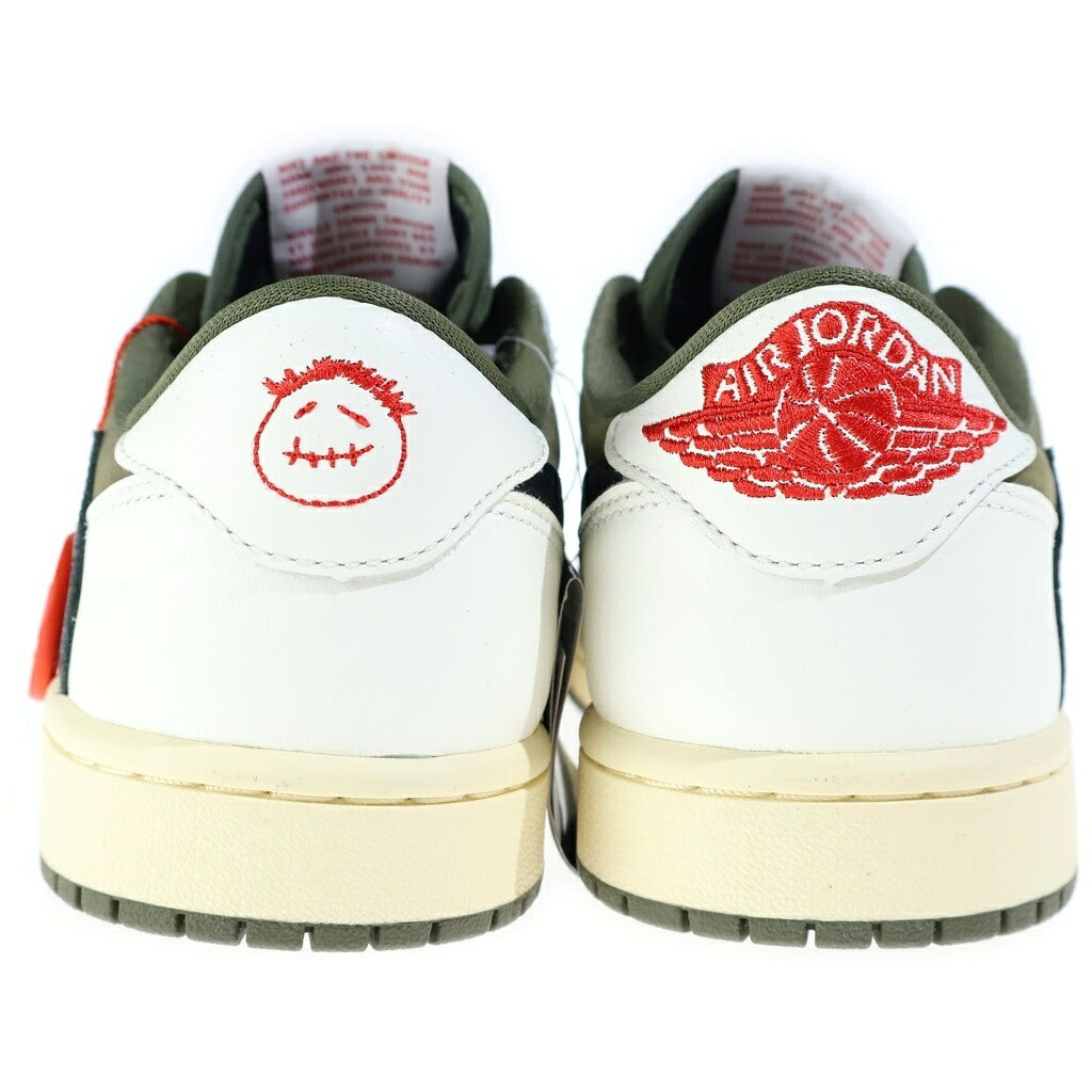 NIKE(ナイキ) ×TAVIS SCOTT AIR JORDAN1 LOW OG SP エアジョーダン1 ローカットスニーカー カーキ US7/25cm レディース DM7866-200