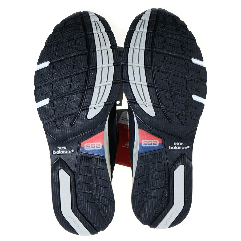 New Balance(ニューバランス) M992EB スエード ローカットスニーカー ブラック US8/26cm