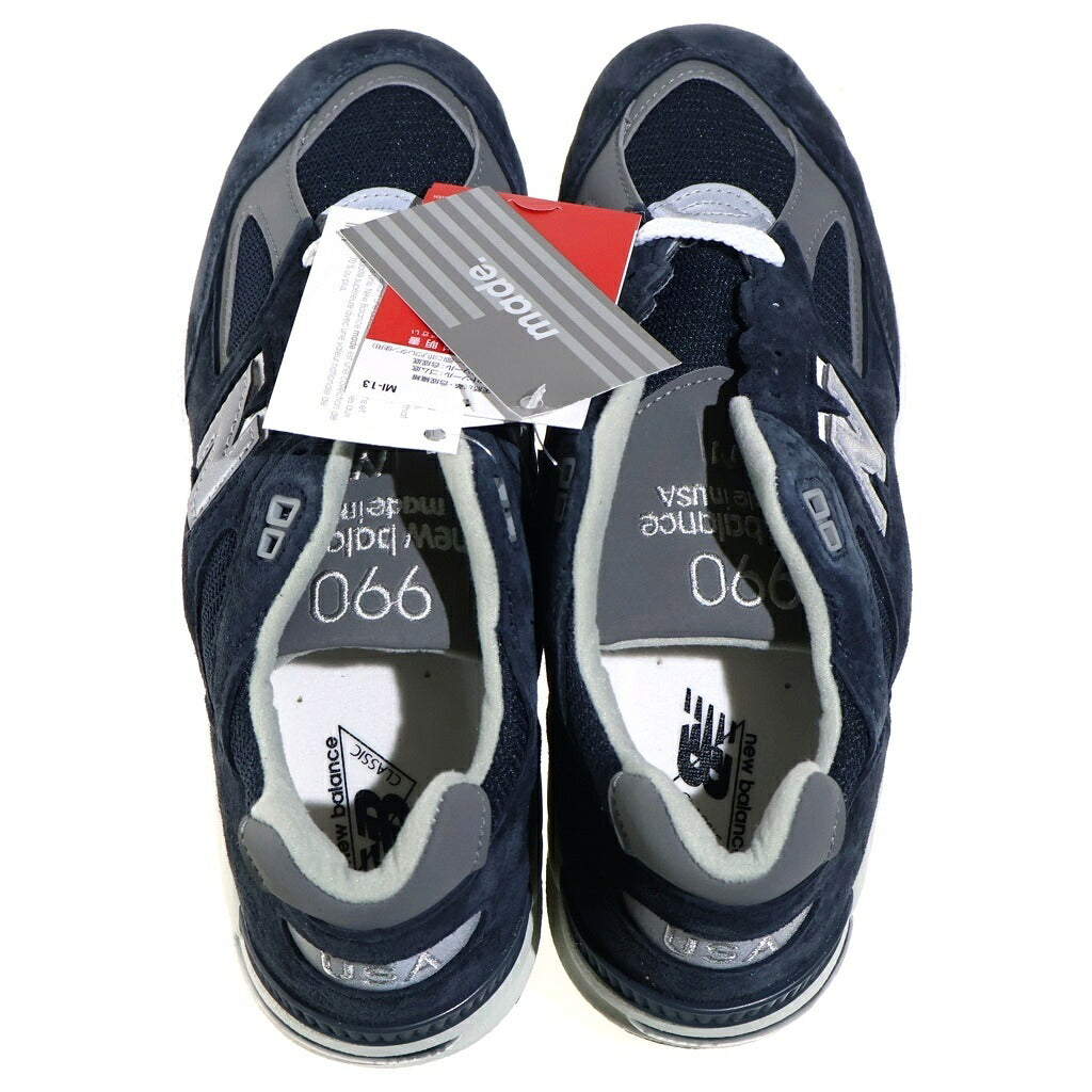 New Balance(ニューバランス) スエード ローカットスニーカー ネイビー US8/26cm M990NB2