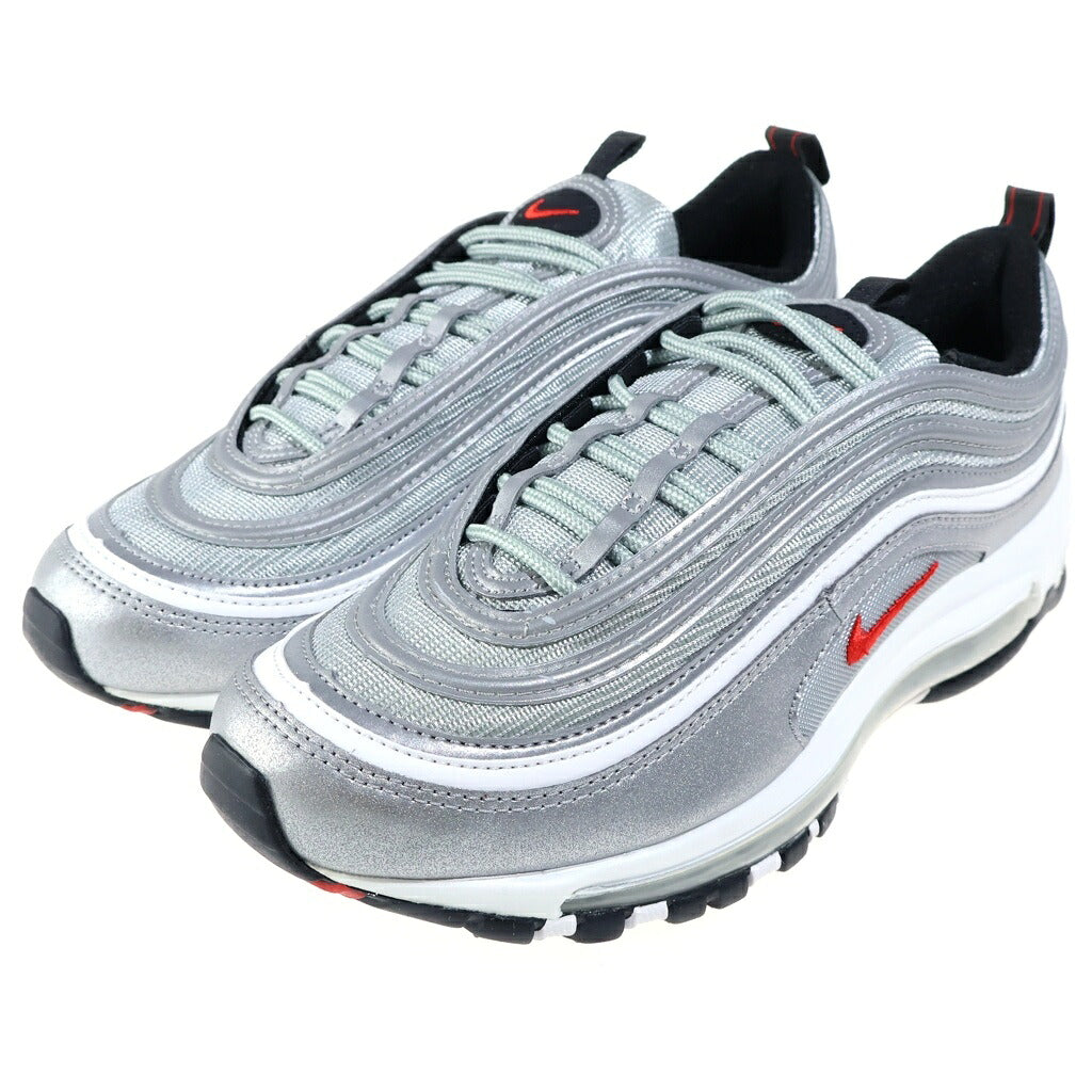 NIKE(ナイキ) AIR MAX 97 OG SILVER BULLET DM0028-002 エアマックス97 シルバーバレット ローカットスニーカー シルバー/レッド US8/26cm