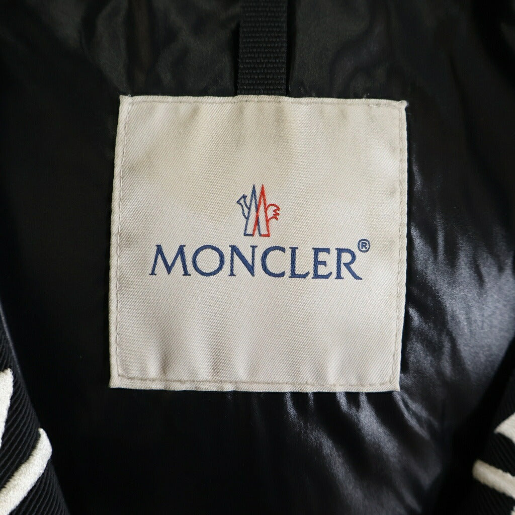 MONCLER(モンクレール) 19AW MONTCLA GIUBBOTTO モンクラー ロゴフーディー ダウンジャケット ブラック E20914194385 C0300