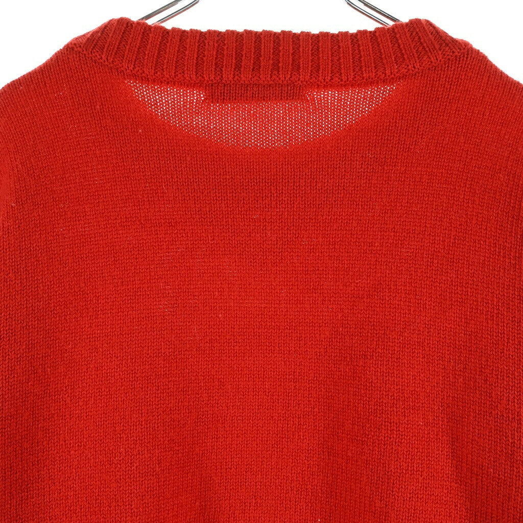 UNDERCOVER(アンダーカバー) 22AW VALLEYS Pullover Knitヴァリーズ クルーネックニット セーター レッド UC2B4903-3