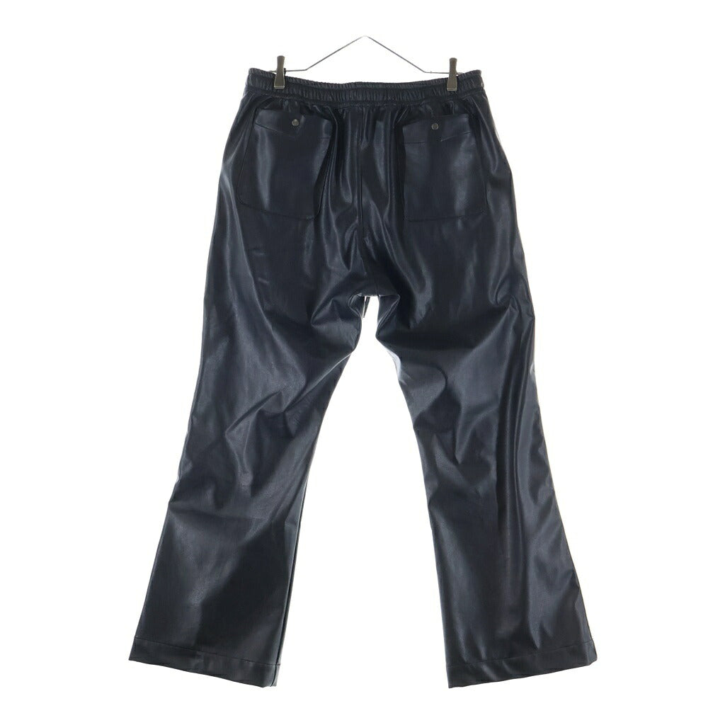 Needles(ニードルス) PIPING COWBOY PANT NUBIAN別注 シンセティックレザー パイピング カウボーイ パンツ ブラック RW1654