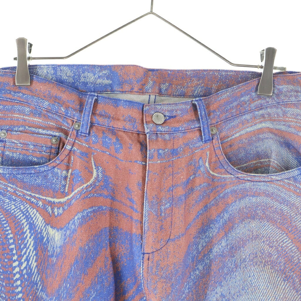 CAMPER(カンペール) Denim Jeans ストレートデニムパンツ ジーンズ レッド/ブルー AU00006-004