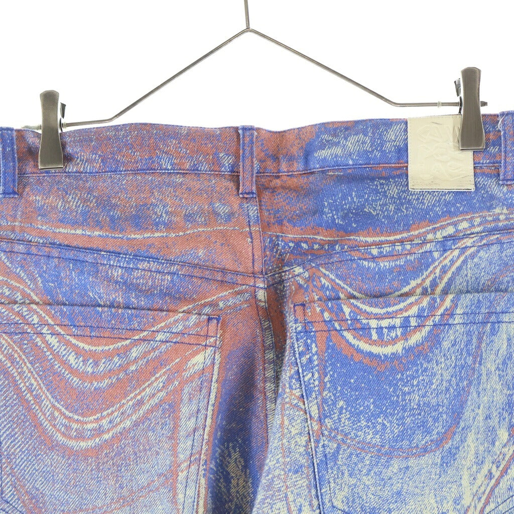 CAMPER(カンペール) Denim Jeans ストレートデニムパンツ ジーンズ レッド/ブルー AU00006-004