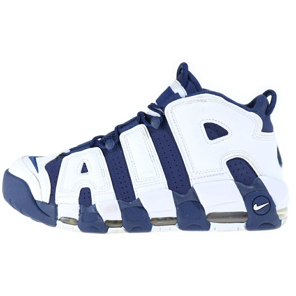 NIKE(ナイキ) AIR MORE UPTEMPO OLYMPIC FQ8182-100 エアモアアップテンポ オリンピック ハイカットスニーカー ネイビー/ホワイト US10/28cm