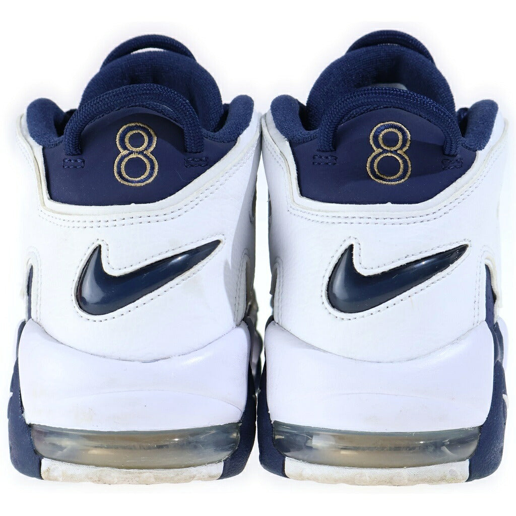 NIKE(ナイキ) AIR MORE UPTEMPO OLYMPIC FQ8182-100 エアモアアップテンポ オリンピック ハイカットスニーカー ネイビー/ホワイト US10/28cm