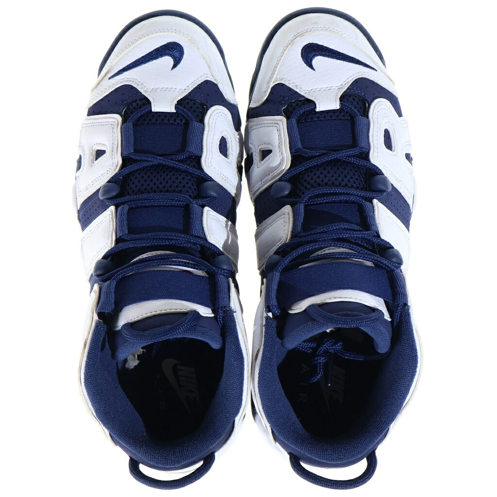NIKE(ナイキ) AIR MORE UPTEMPO OLYMPIC FQ8182-100 エアモアアップテンポ オリンピック ハイカットスニーカー ネイビー/ホワイト US10/28cm