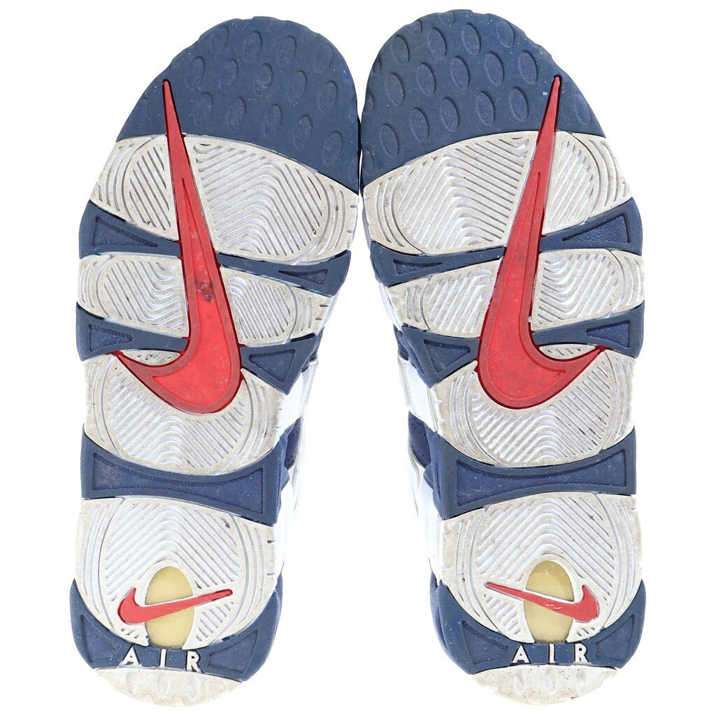 NIKE(ナイキ) AIR MORE UPTEMPO OLYMPIC FQ8182-100 エアモアアップテンポ オリンピック ハイカットスニーカー ネイビー/ホワイト US10/28cm