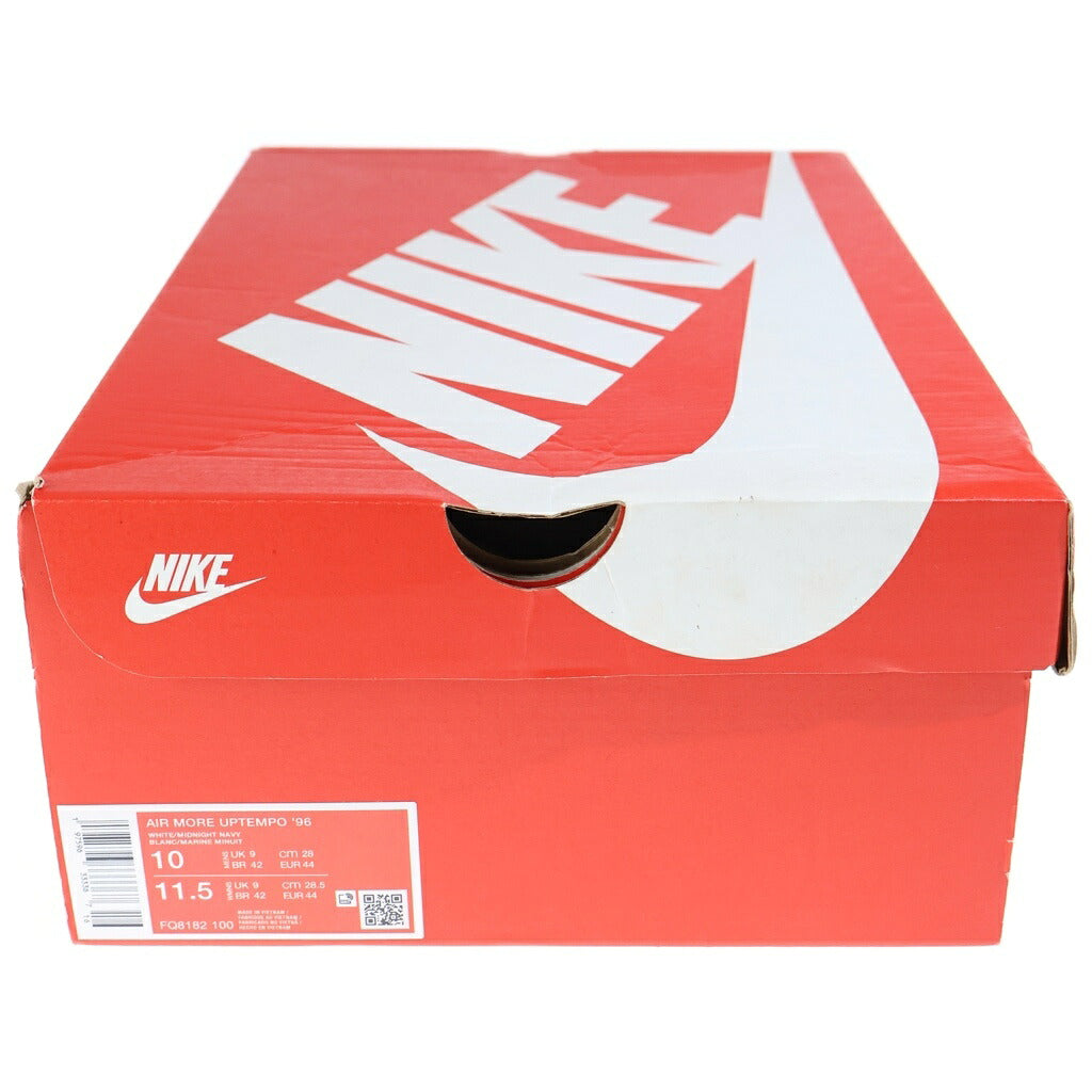 NIKE(ナイキ) AIR MORE UPTEMPO OLYMPIC FQ8182-100 エアモアアップテンポ オリンピック ハイカットスニーカー ネイビー/ホワイト US10/28cm