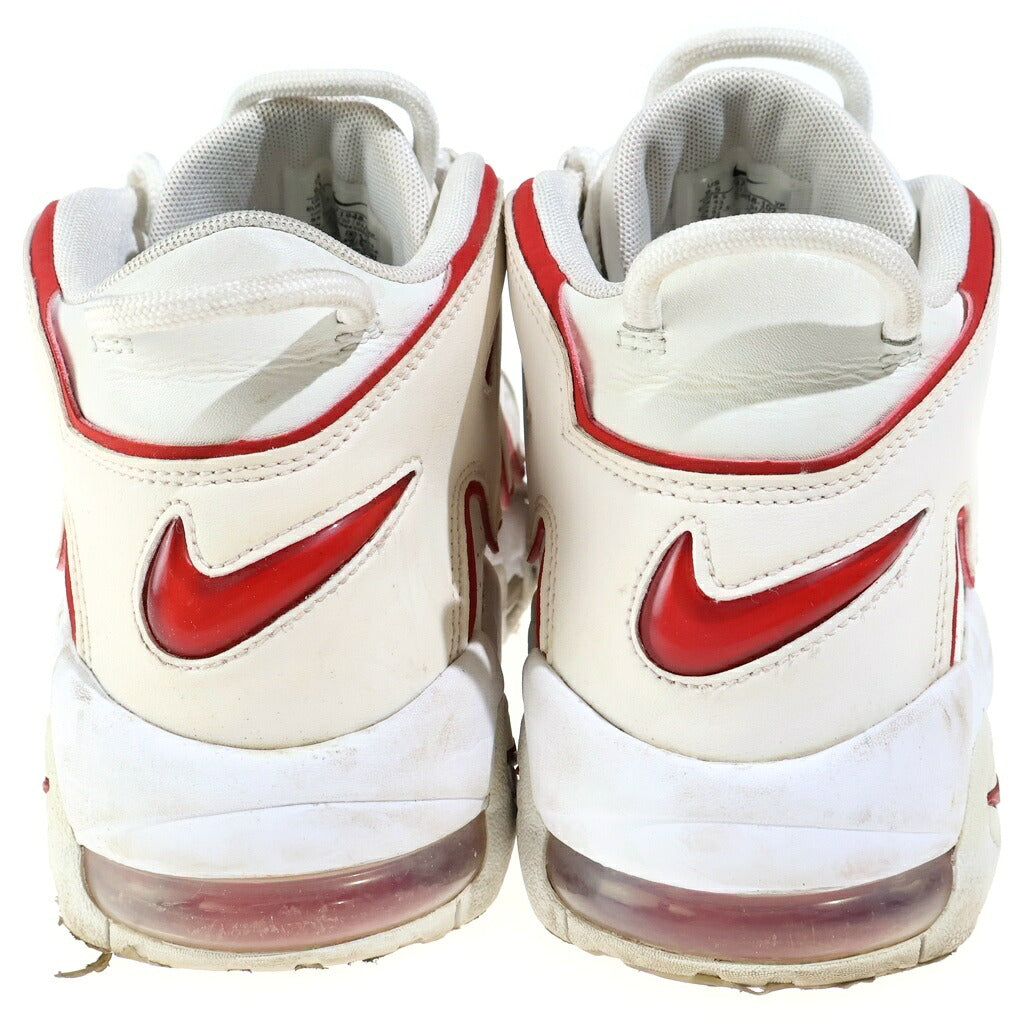 NIKE(ナイキ) AIR MORE UPTEMPO 921948-102 エア モア アップテンポ ローカットスニーカー ホワイト/レッド US9.5/27.5cm