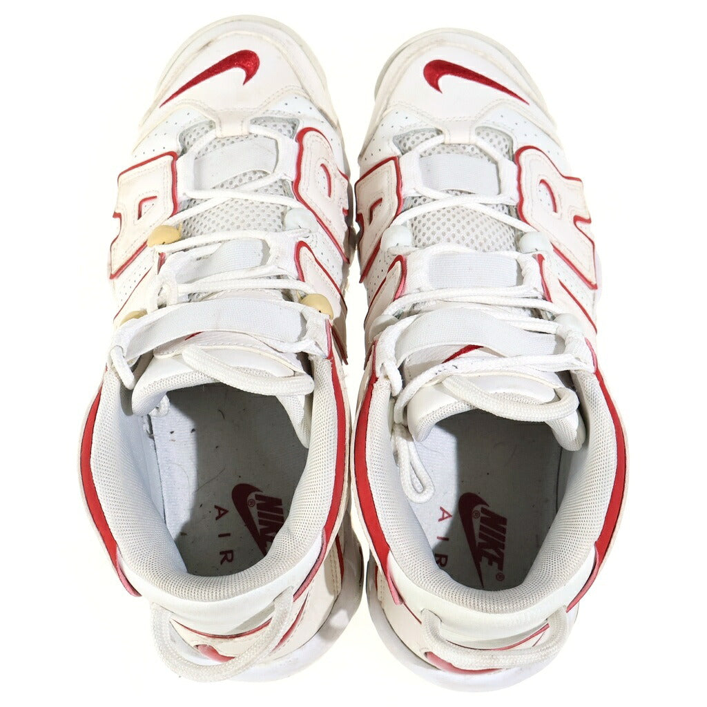 NIKE(ナイキ) AIR MORE UPTEMPO 921948-102 エア モア アップテンポ ローカットスニーカー ホワイト/レッド US9.5/27.5cm