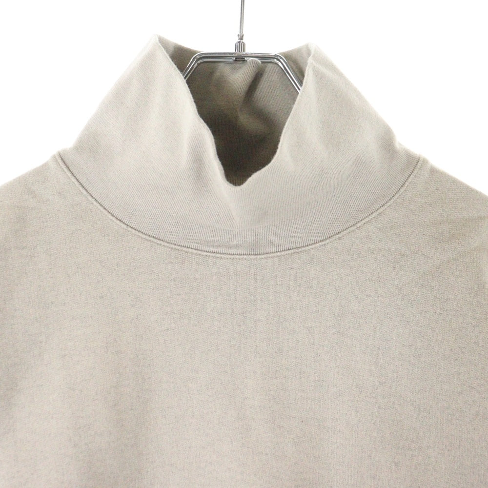 AURALEE(オーラリー) SUPER SOFT HEAVY SWEAT MOCK NECK P/O A21AP05GU モックネック スウェット トレーナー ベージュ レディース