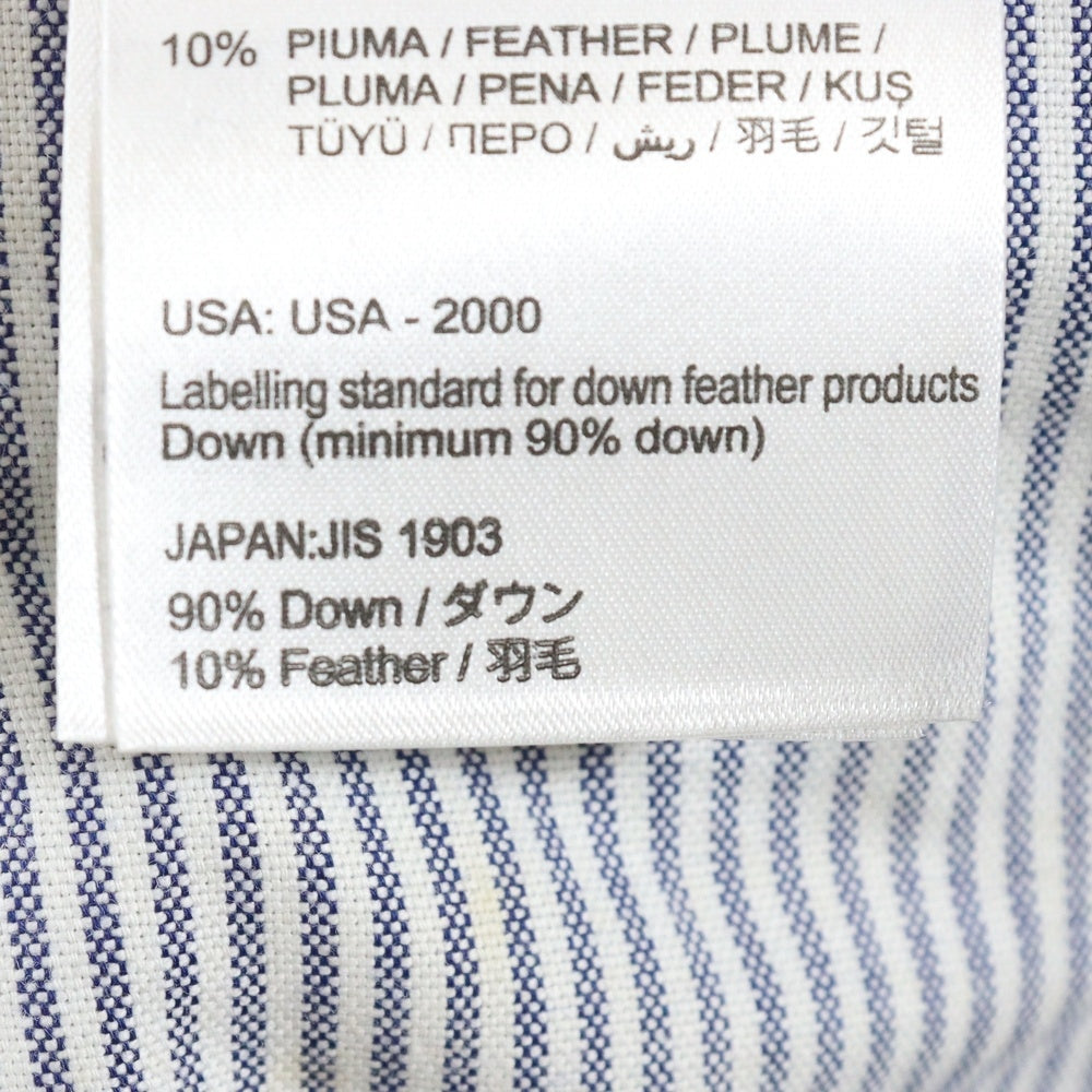 MONCLER(モンクレール) ワッペンロゴ ウール切り替え ファー フーデッド ジップアップ ダウンベスト ブラック 323914334310 10096