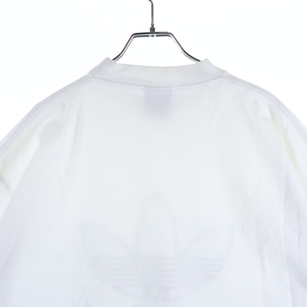 BALENCIAGA(バレンシアガ) 23SS×ADIDAS アディダス トレフォイルロゴオーバーサイズ半袖Tシャツ ホワイト