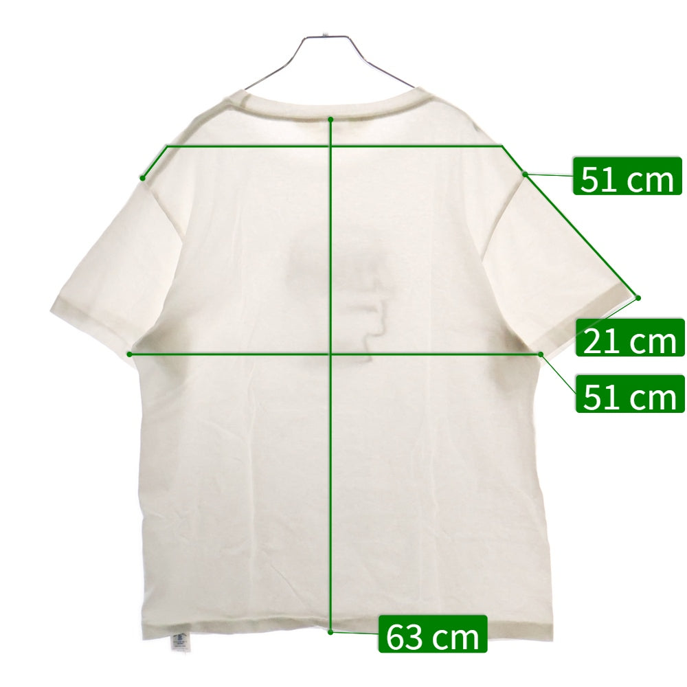 A.P.C(アーペーセー) ×BRAIN DEAD ブレインデッド フロントプリント半袖Tシャツ カットソー ホワイト