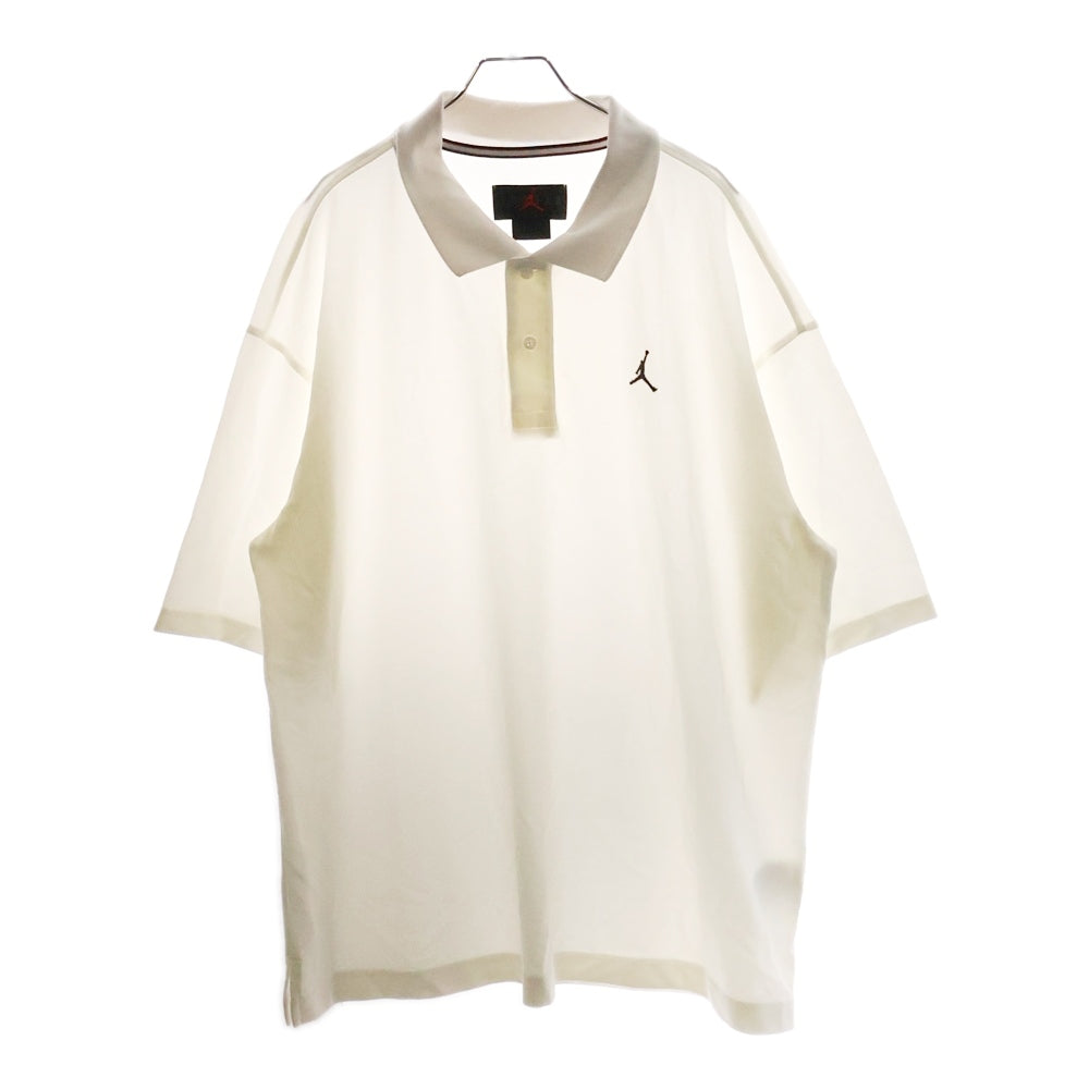 NIKE(ナイキ) Jordan Brooklyn IB1041-100 半袖ポロシャツ コットン ホワイト