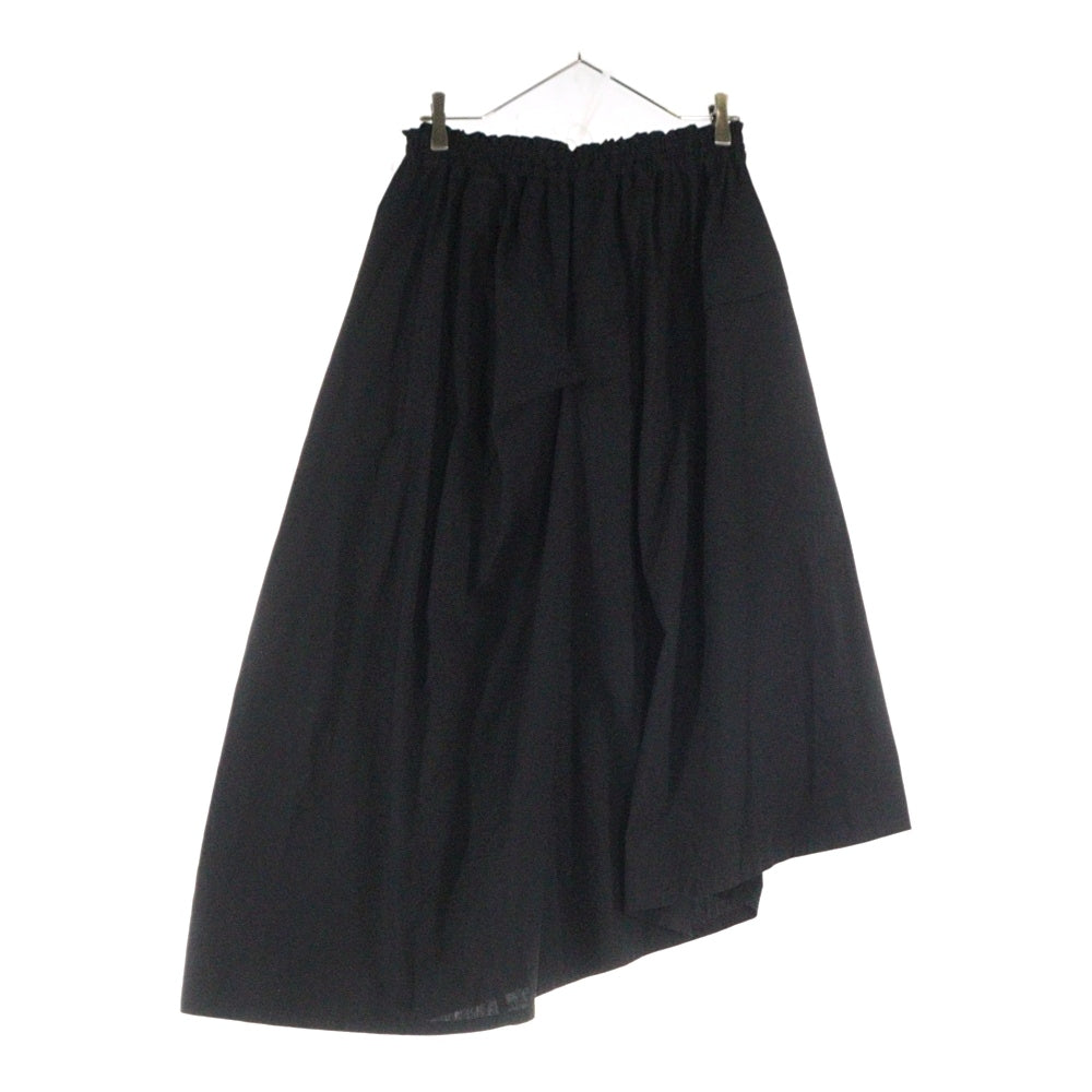 Y's(ワイズ) COTTON BROAD GARMENT DYEING RIGHT TUCKED ASYMMETRIC SKIRT コットンブロード ガーメントダイ ライトタック アシンメトリースカート レディース YP-S15-029