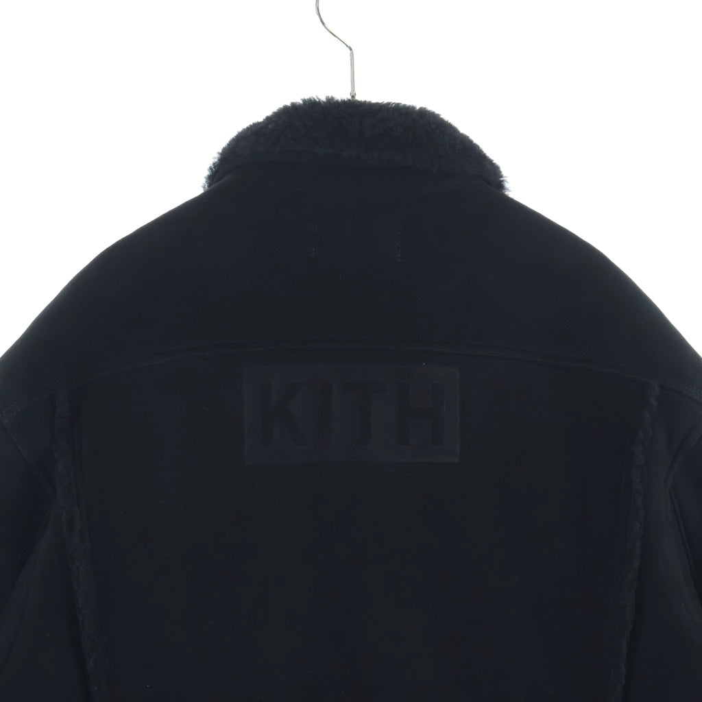 KITH(キス) ムートン トラッカージャケット ブラック