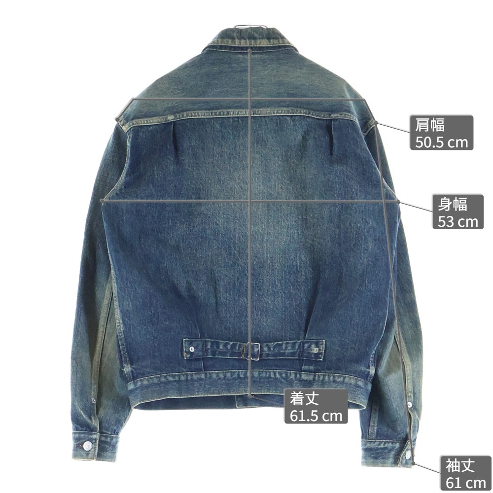 Christian Dior(クリスチャンディオール) Plain Logo Denim 1947デニムジャケット 293D489AY513 インディゴブルー