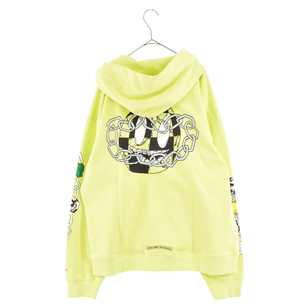 CHROME HEARTS(クロムハーツ) 22AW ×MATTY BOY PPO CHAIN GAME ×マッティボーイ チェーンゲーム プルオーバーパーカー イエロー