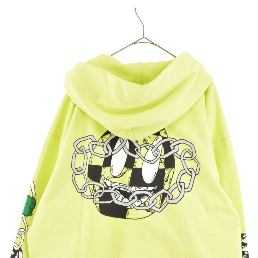 CHROME HEARTS(クロムハーツ) 22AW ×MATTY BOY PPO CHAIN GAME ×マッティボーイ チェーンゲーム プルオーバーパーカー イエロー