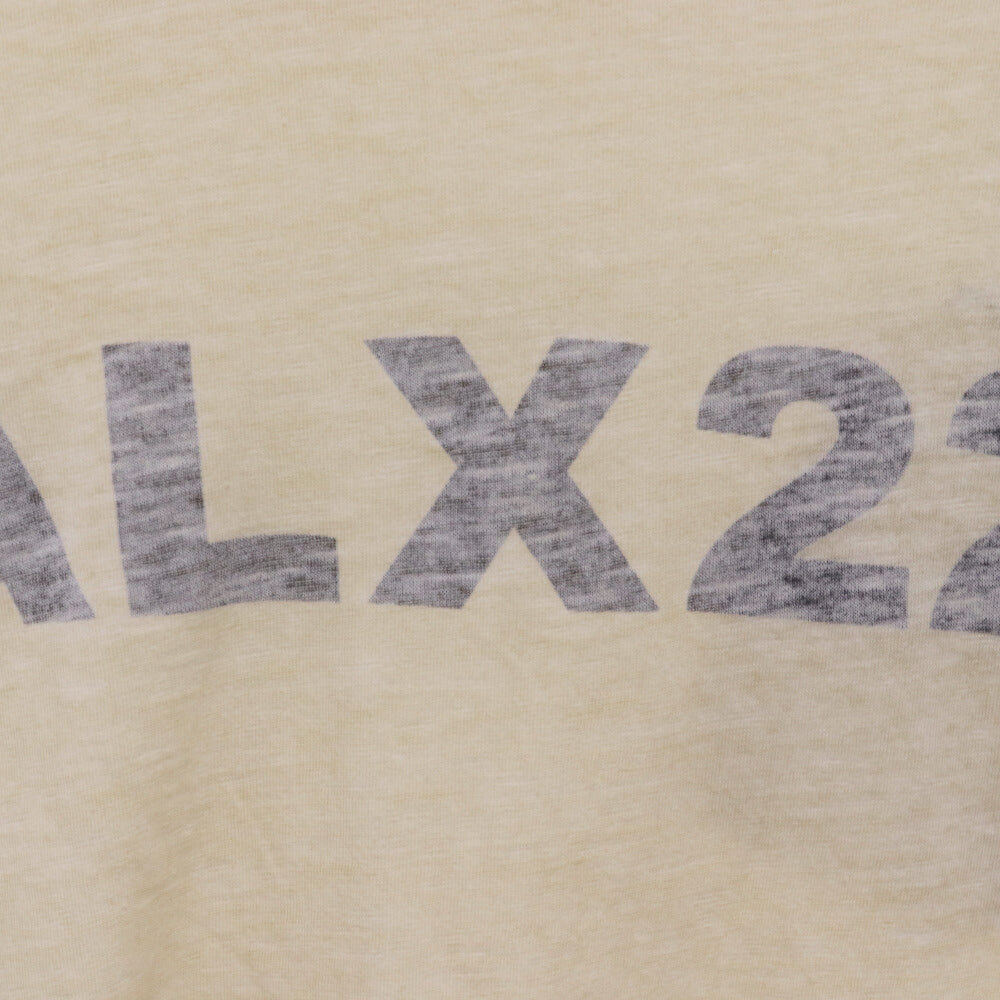 ALYX(アリクス) デザインロゴ カットソー ロングスリーブ Tシャツ ベージュ AAMTS0263FA01