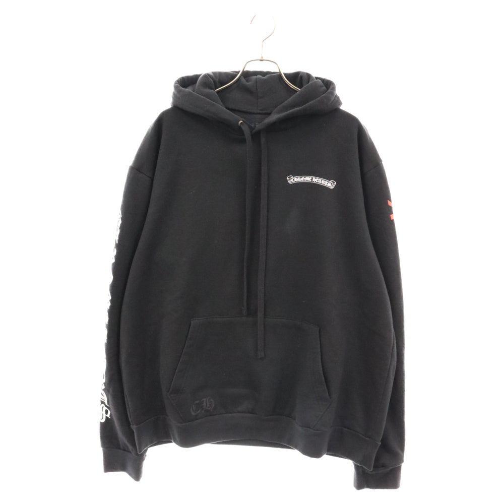 CHROME HEARTS(クロムハーツ) ×Marina Abramovic SWTSHRT PLVR マリーナアブラヒモヴィッチ プリント プルオーバーパーカー フーディ ブラック