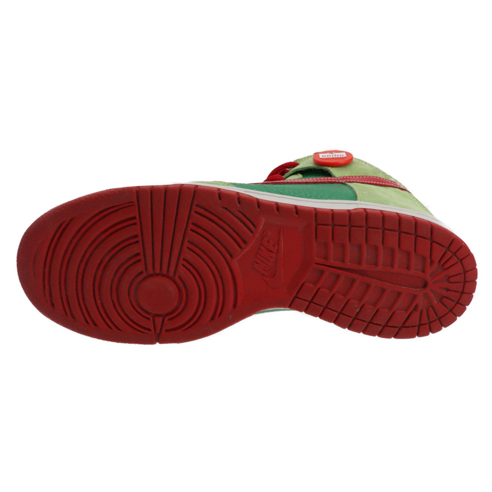 NIKE SB(ナイキエスビー) SB Dunk High Pro Dr. Feelgood FOREST/VARSITY RED エスビーダンクハイプロ ドクターフィールグッド グリーン/レッド 305050‐362 US9.5/27.5cm