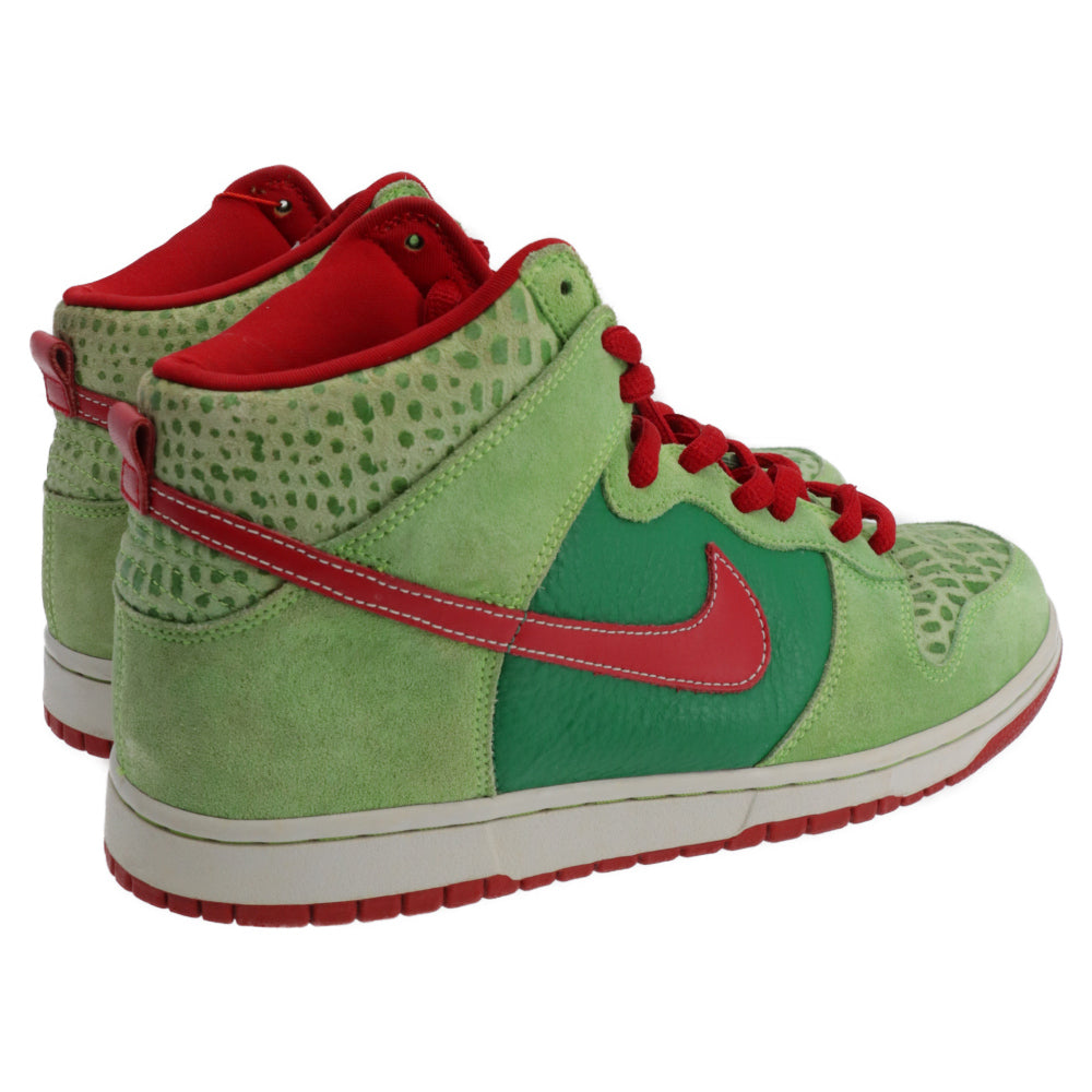 NIKE SB(ナイキエスビー) SB Dunk High Pro Dr. Feelgood FOREST/VARSITY RED エスビーダンクハイプロ ドクターフィールグッド グリーン/レッド 305050‐362 US9.5/27.5cm