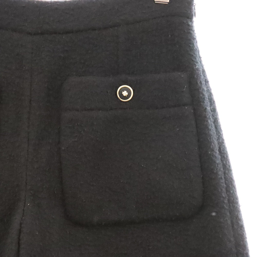 CHANEL(シャネル) カセンティーノ ピリング加工 カシミア ウール ボトムス ストレートパンツ P64439V47050 レディース ブラック