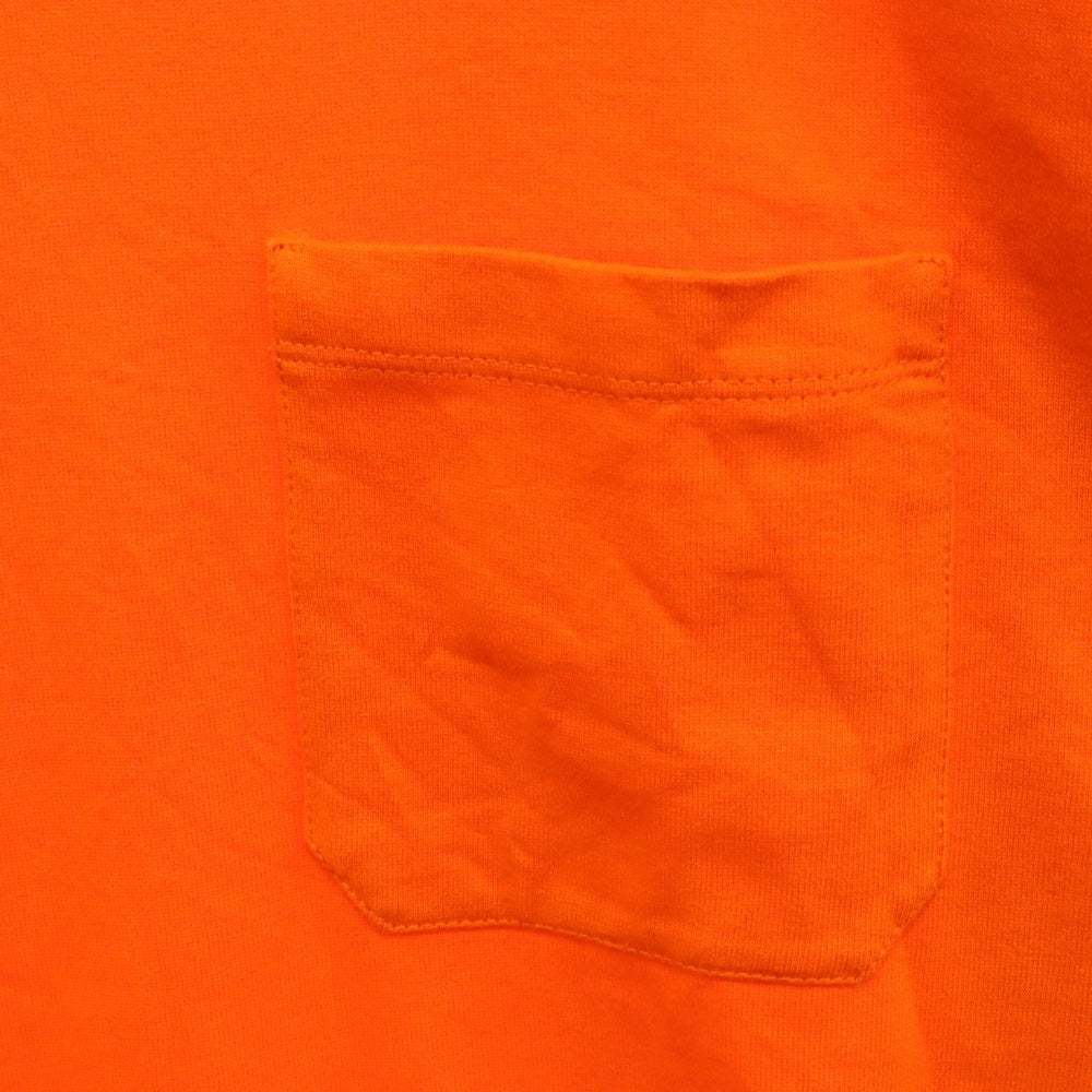 GUCCI(グッチ) 21AW アームミラープリント ロングスリーブカットソー 長袖Tシャツ オレンジ 676063 XJDWA