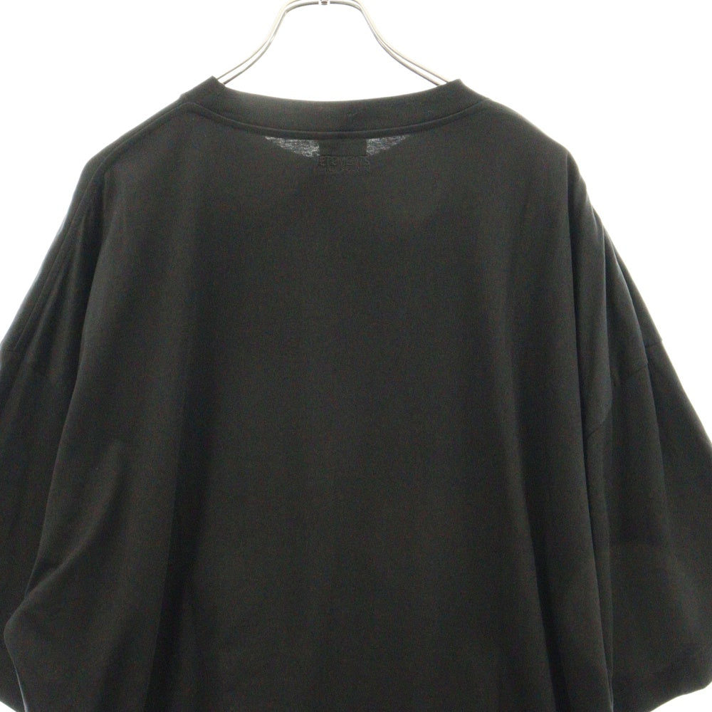 VETEMENTS(ヴェトモン) 20SS ロゴスタッズ オーバーサイズ クルーネック 半袖Tシャツ ブラック SS20TR420
