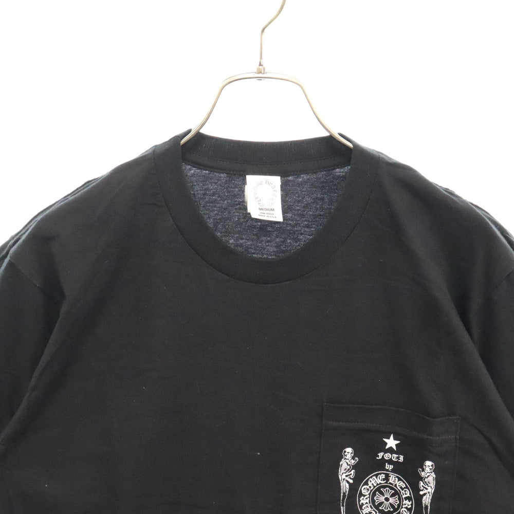 CHROME HEARTS(クロムハーツ) JOE FOTI HERE COMES MR.OCULUSTOKYO OSAKA 半袖カットソー Tシャツ ブラック