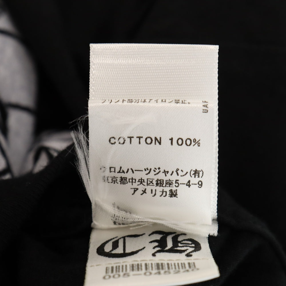 CHROME HEARTS(クロムハーツ) JOE FOTI HERE COMES MR.OCULUSTOKYO OSAKA 半袖カットソー Tシャツ ブラック