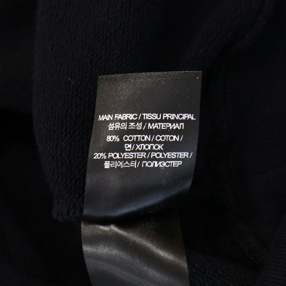 VETEMENTS(ヴェトモン) 23AW Paris Logo Hoodie パリス ロゴ プリント プルオーバーパーカー フーディー ブラック UE54HD500B