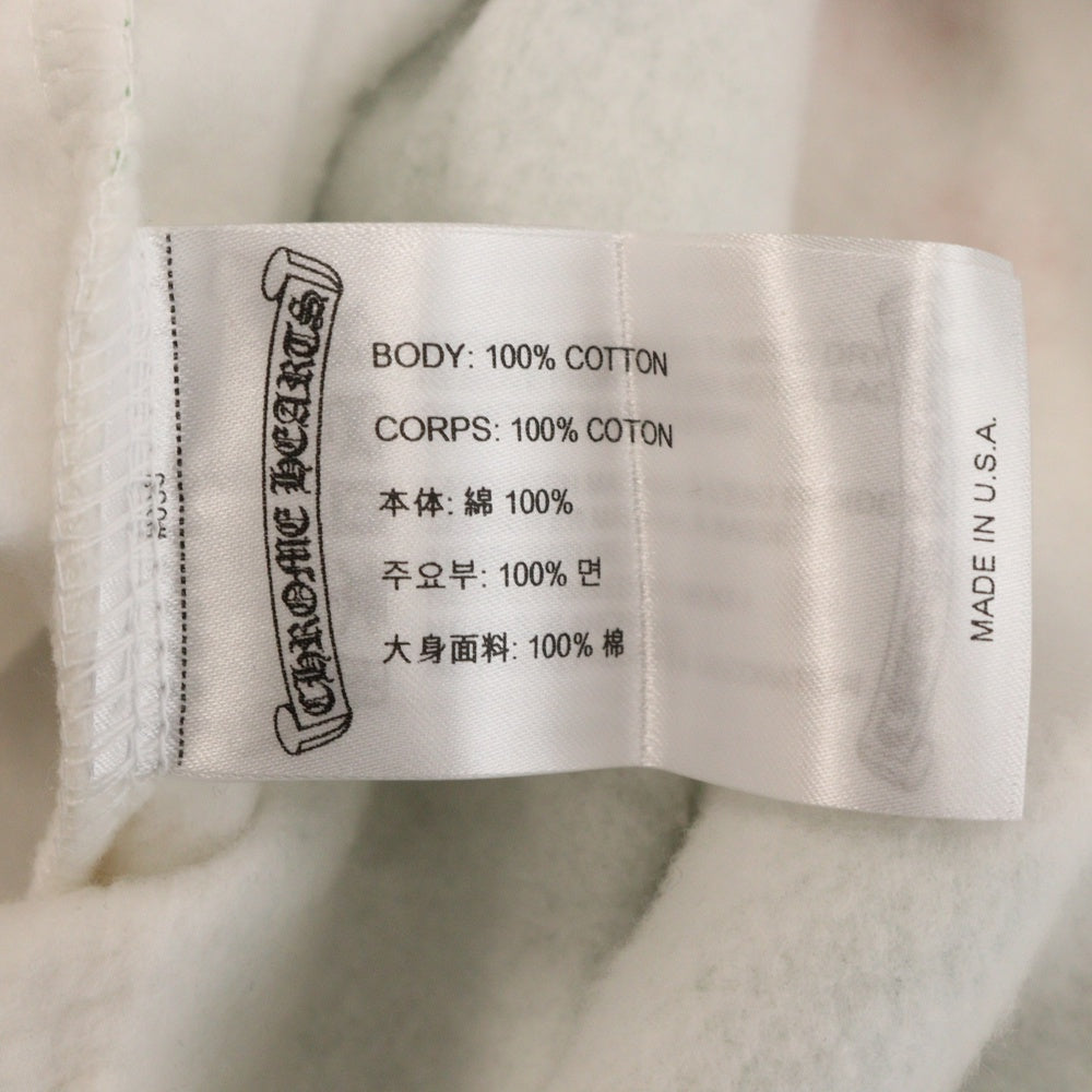 CHROME HEARTS(クロムハーツ) STENCIL HOODIE ステンシル フーディー 総柄 プリント プルオーバーパーカー ホワイト/マルチカラー