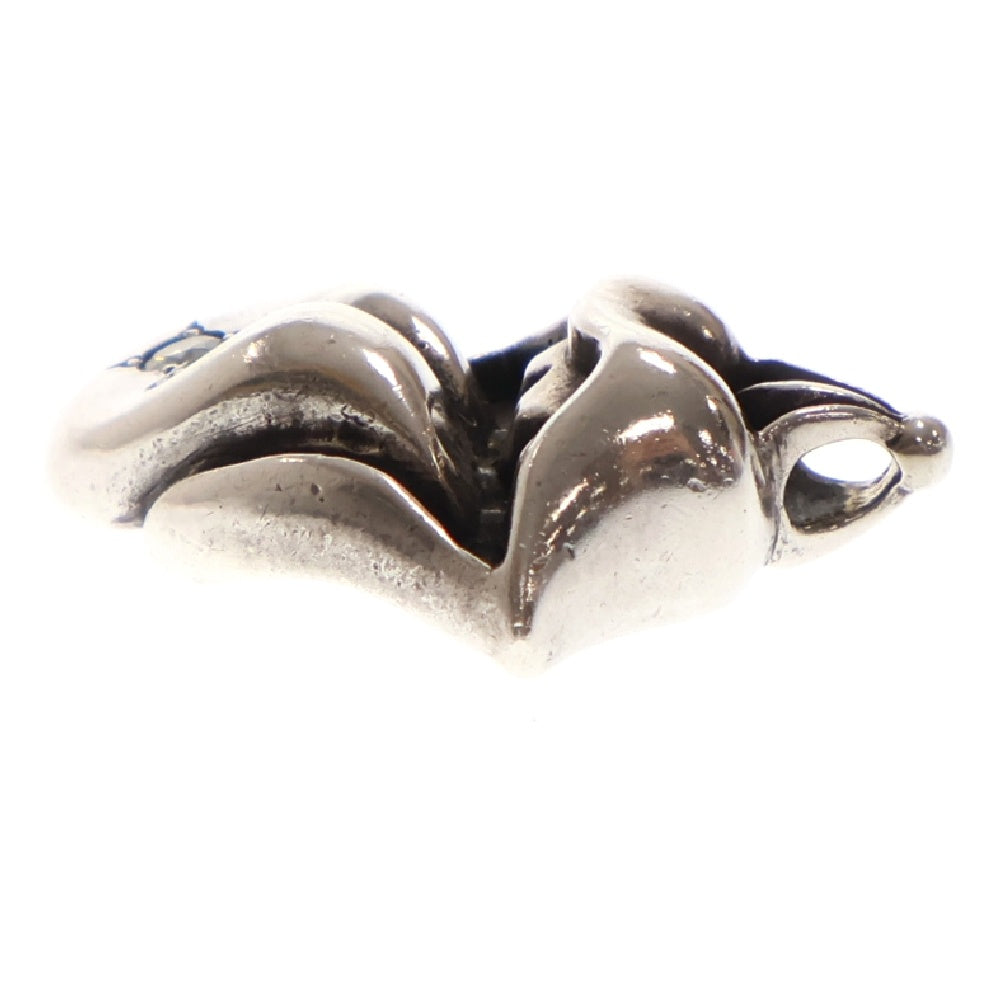 CHROME HEARTS(クロムハーツ) LIPS TONGUE CHARM アフター1ダイヤ リップアンドタンチャーム シルバーネックレストップ シルバー