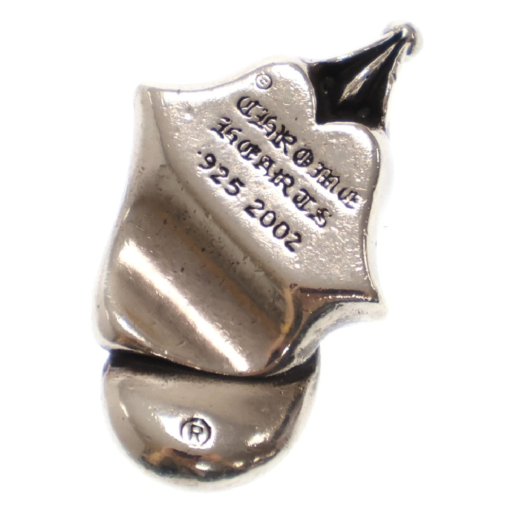 CHROME HEARTS(クロムハーツ) LIPS TONGUE CHARM アフター1ダイヤ リップアンドタンチャーム シルバーネックレストップ シルバー