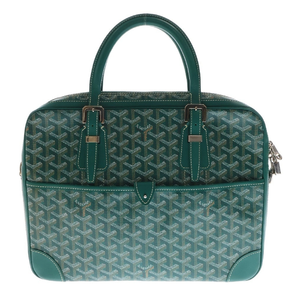 GOYARD(ゴヤール) アンバサード PM ゴヤールディンキャンバス ブリーフケース グリーン