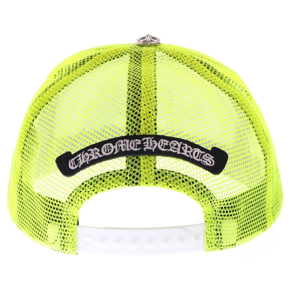 CHROME HEARTS(クロムハーツ) CRS PATCH Trucker Cap クロスパッチ メッシュトラッカー キャップ イエロー