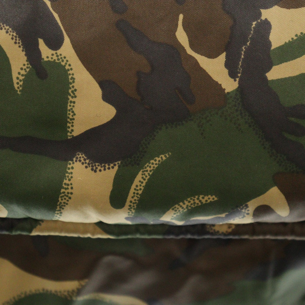 CELINE(セリーヌ) 21FW CAMOUFLAGE HOODED PUFFER VEST カモフラージュ フーデッド パファー ベスト グリーン/ブラウン 2W425061O