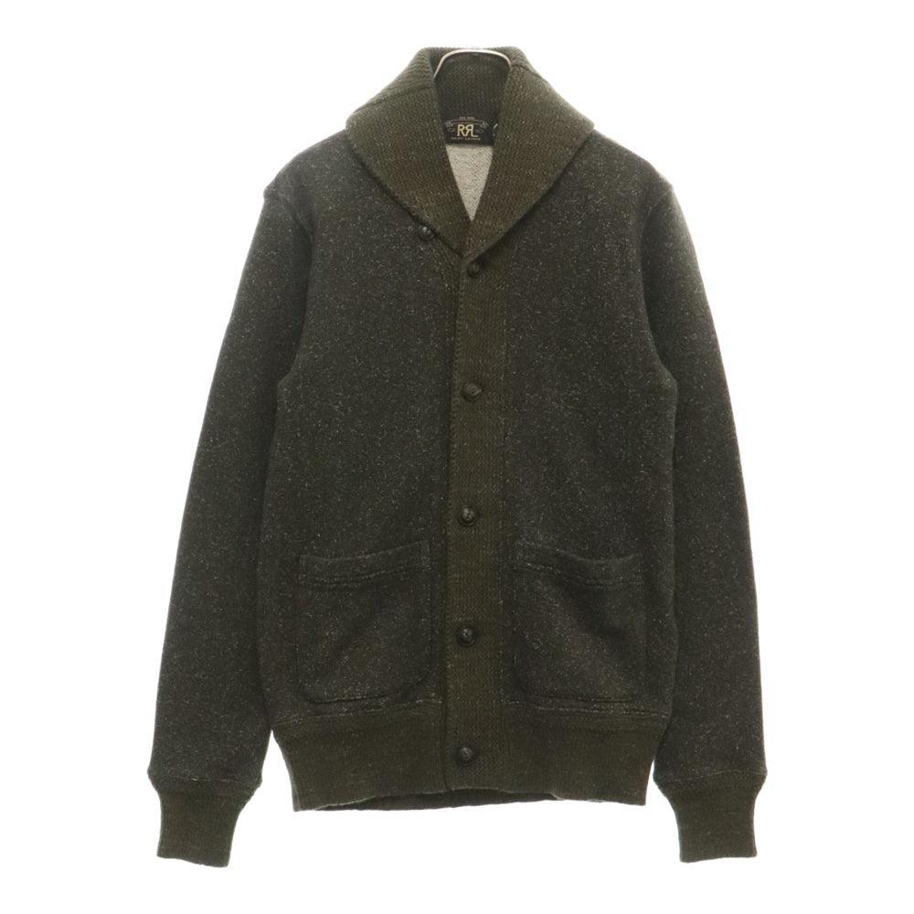 RRL(ダブルアールエル) ドネガル ショールカラー スウエットカーディガン カーキ 782710555001
