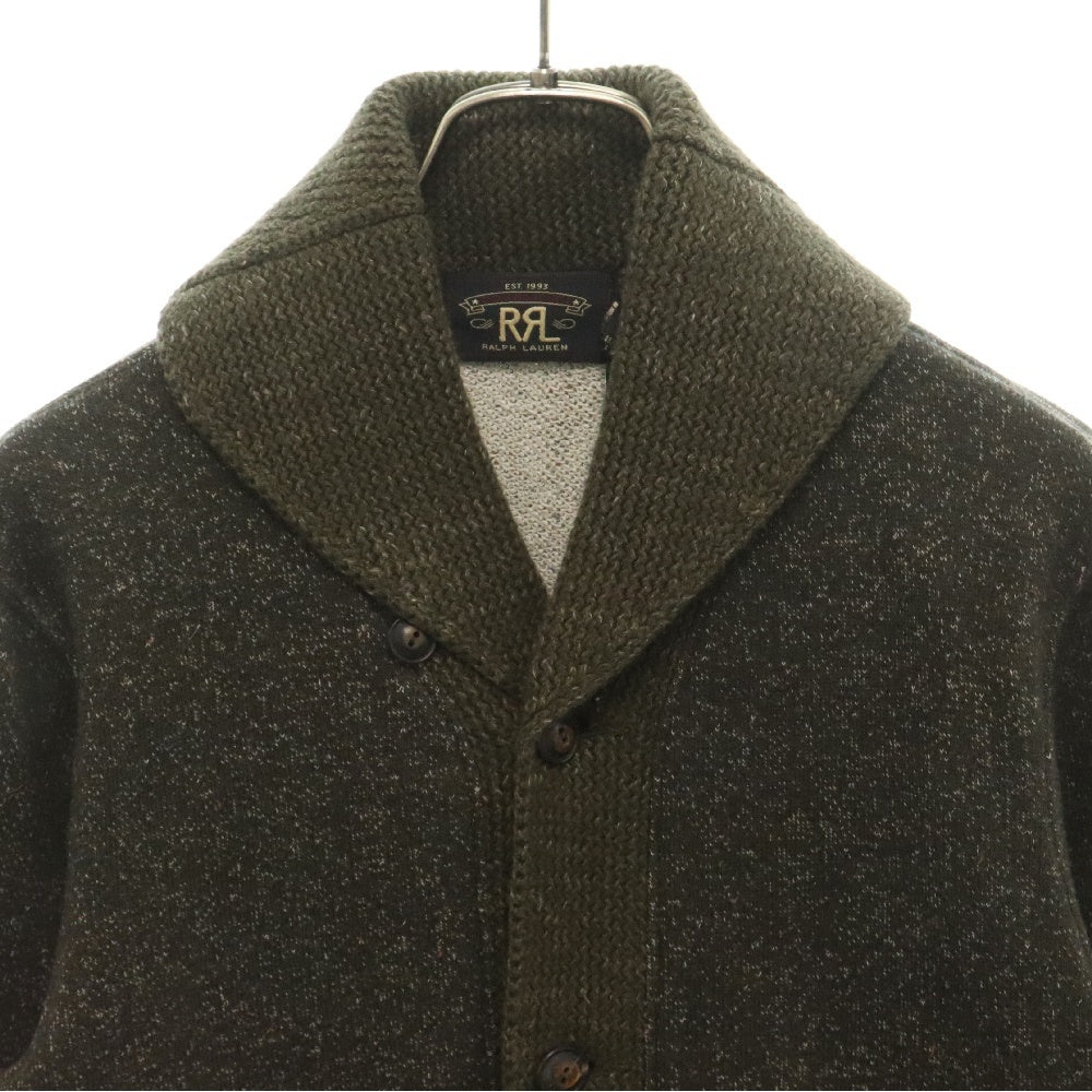 RRL(ダブルアールエル) ドネガル ショールカラー スウエットカーディガン カーキ 782710555001