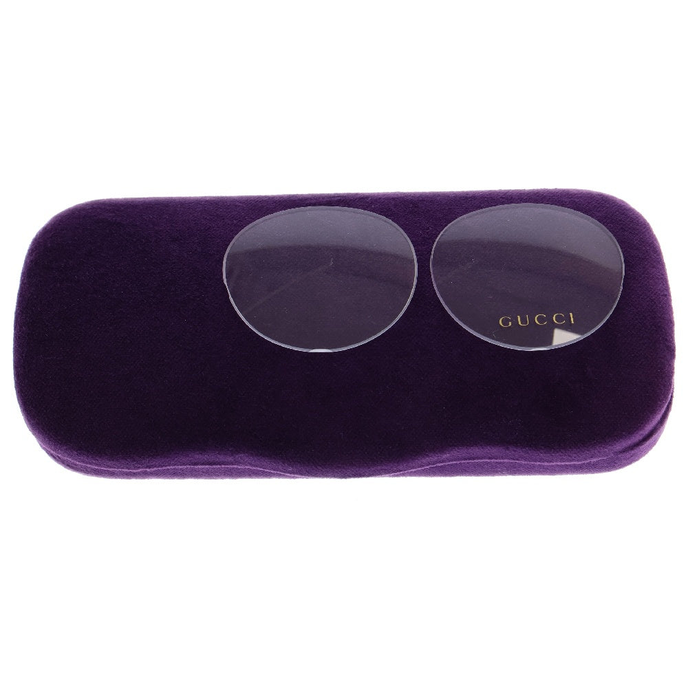GUCCI(グッチ) ウェリントン イエローカラーレンズ メガネ サングラス ブラック/イエロー GG0121O ※度入り