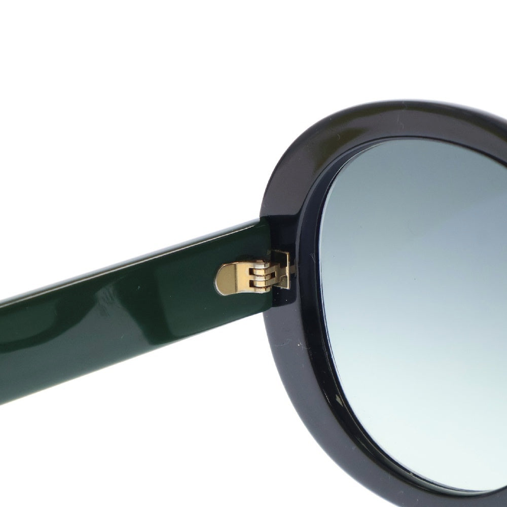 GUCCI(グッチ) シェリーライン ラウンド型 ブラックレンズ レディースサングラス GG0712S ※度入り